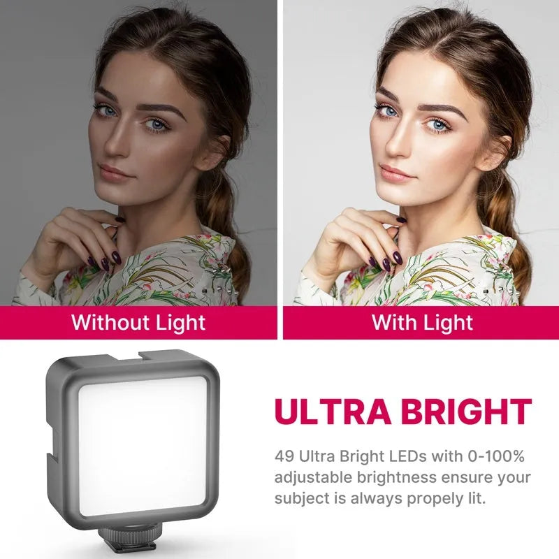 Multifunctional VLOG photography and video suite with a portable tripod in 2985 set colour.