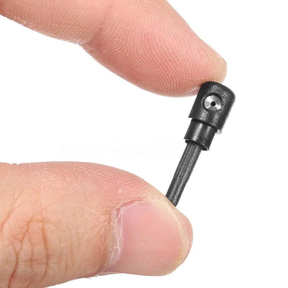 Black rear windscreen washer nozzle replacement part for Volkswagen Audi Skoda vehicles