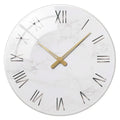 Retro 3D stereo acrylic vinyl record wall clock 12 inch 30cm with gold pointer