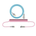 Type-C detachable mechanical keyboard cable with USB adapter in multiple colour options