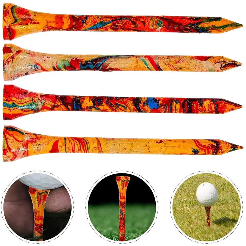 Colourful 70mm golf ball holder set of 50 pieces for putting practice and training drills