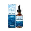 30ml glass bottle of Deep-Ocean essential oil with a dropper, labelled for aromatherapy use.