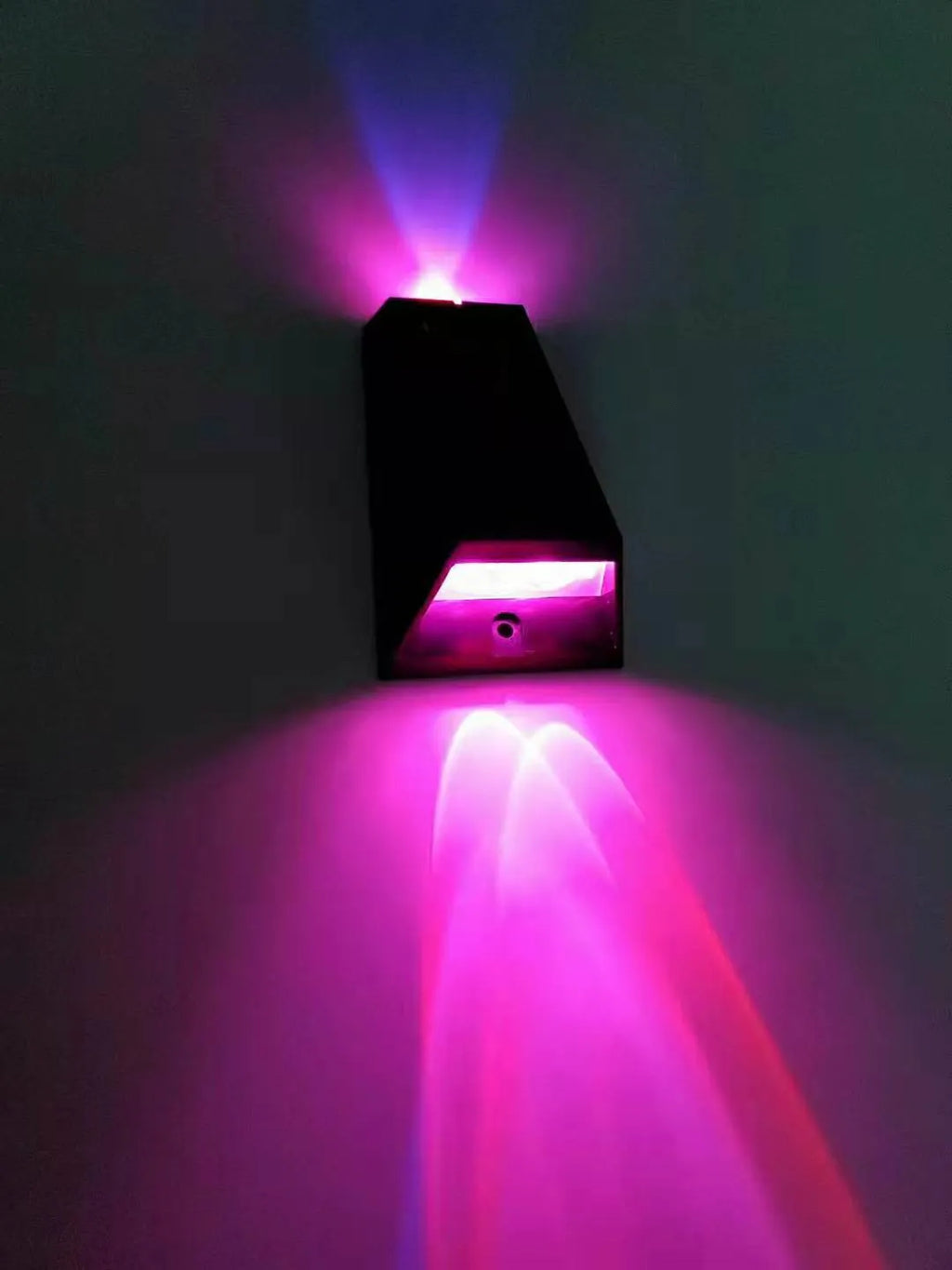 Solar garden wall light with IP65 waterproof rating and LED up-and-down glow for outdoor decoration