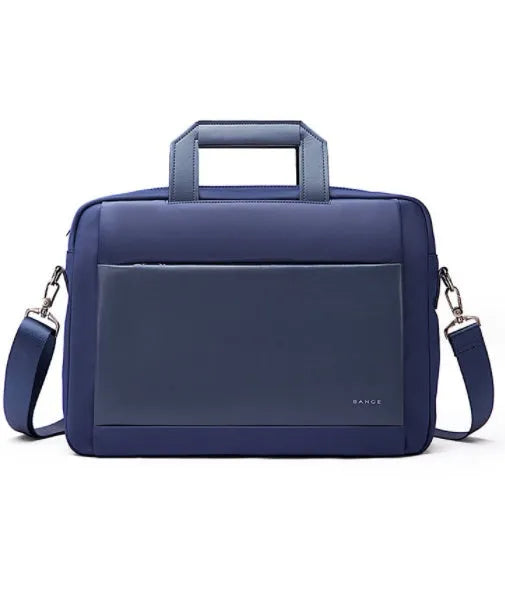 Large capacity Oxford cloth computer bag for 15 inch laptop in black solid colour design