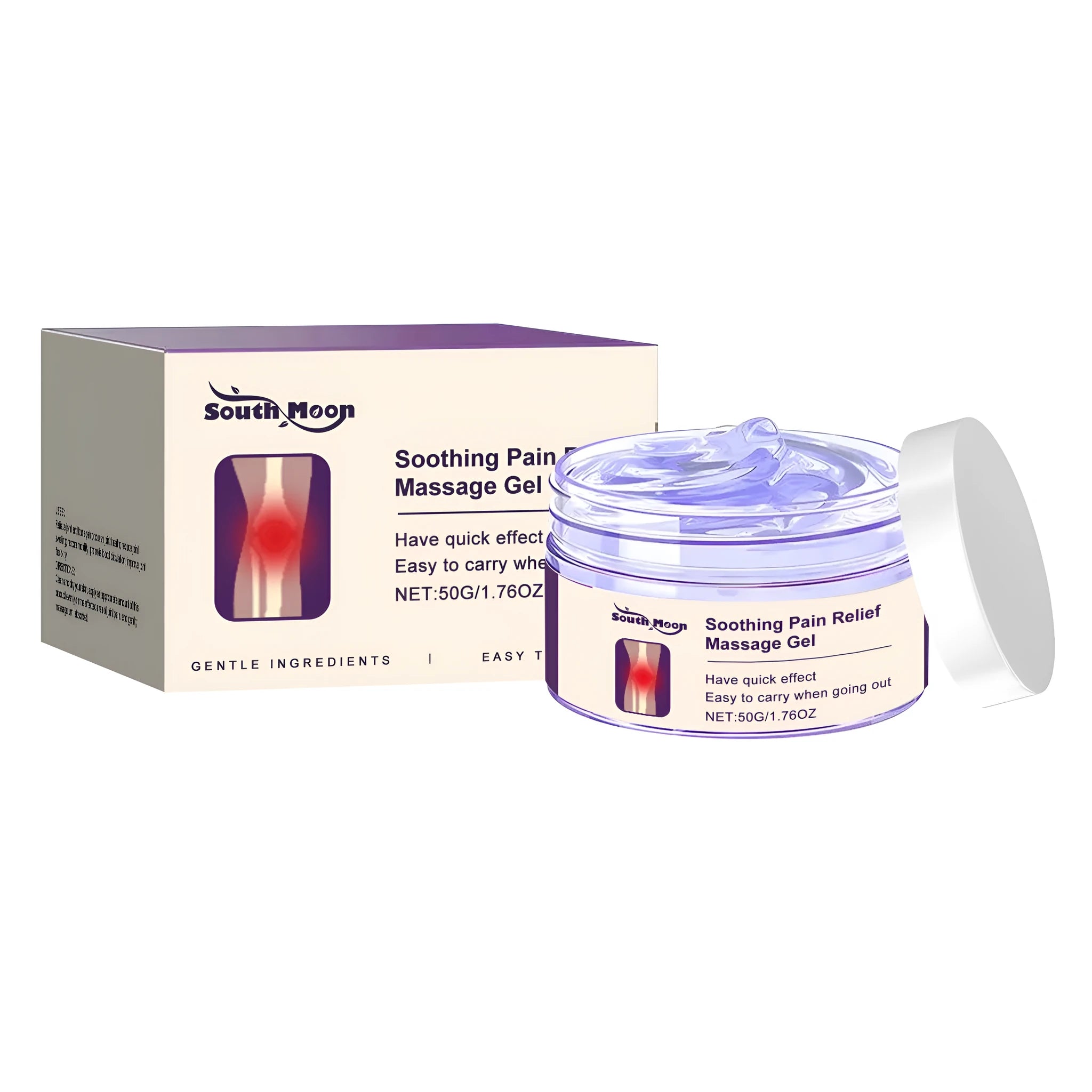 50g tube of Joint Pain Relief Gel with menthol and mint leaf extract.