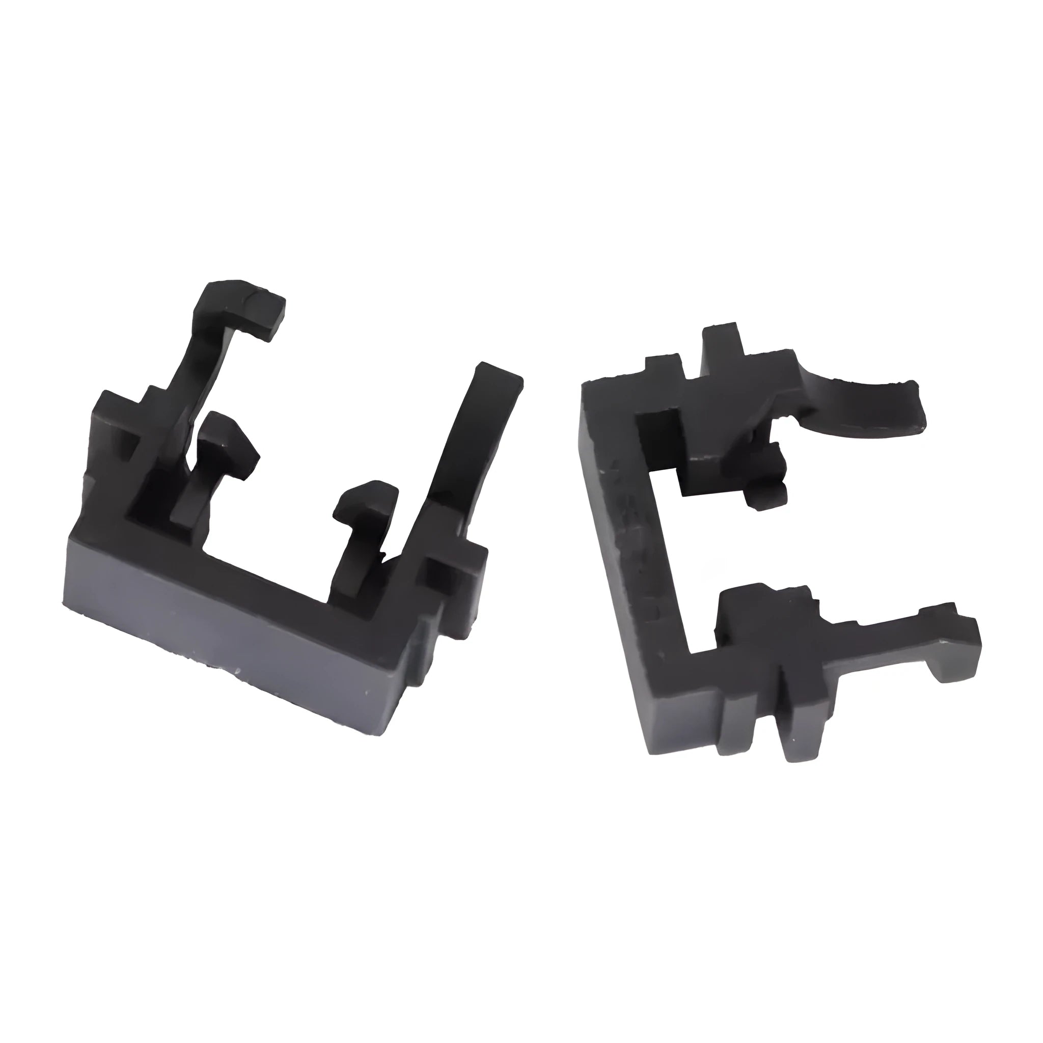 Black plastic LED headlight conversion holder for Ford cars, dimensions 30.7x10x26mm