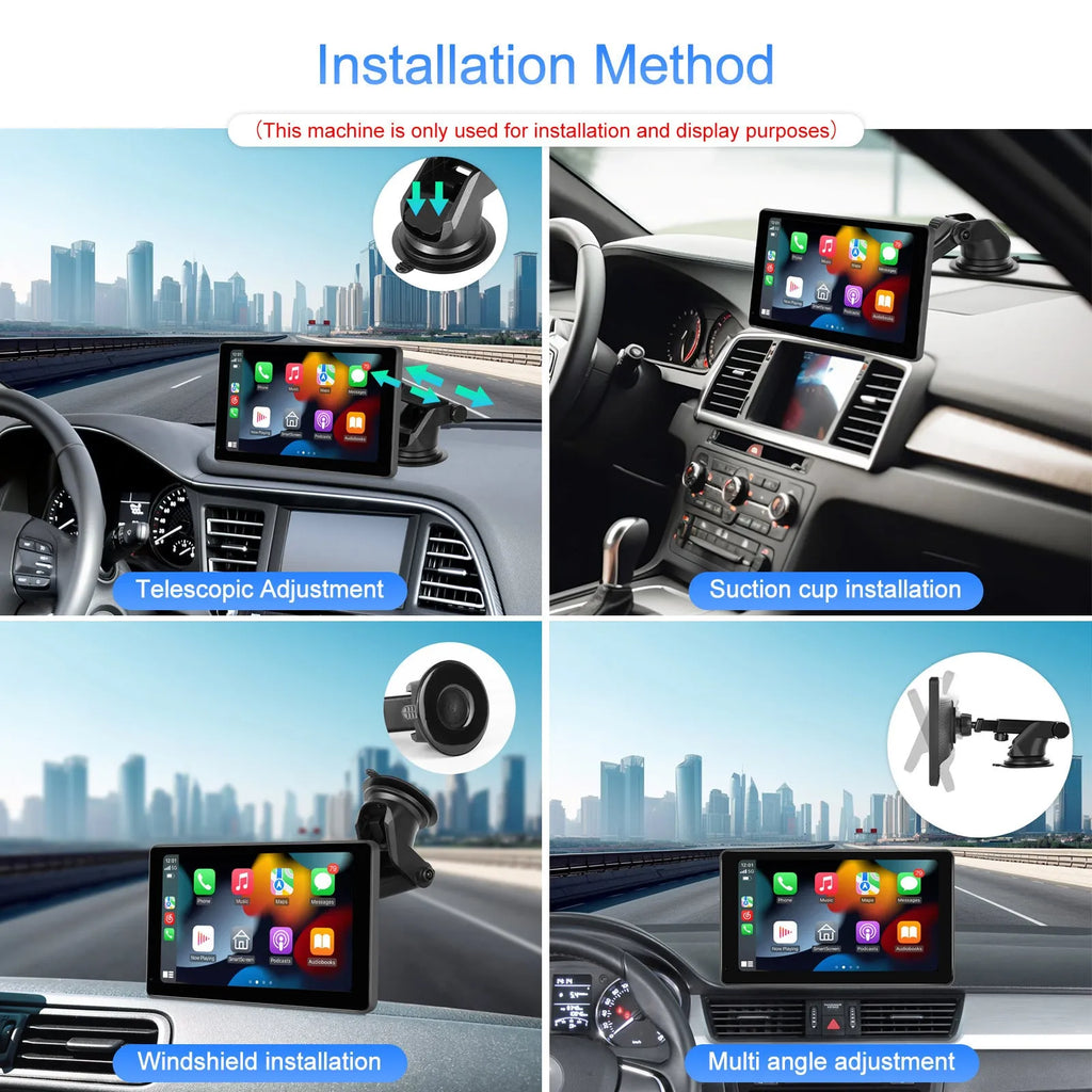 11.3-inch Android car dashboard display with touchscreen, wireless CarPlay and Android Auto connectivity