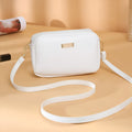Women's PU shoulder bag with three-dimensional pocket design in urban simplicity style