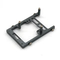 Grey alloy military card model remote control car accessories with black tyres