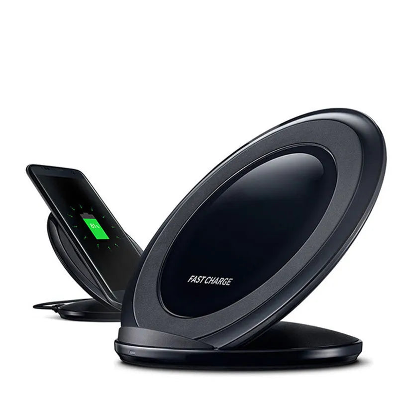 Qi wireless fast charging pad for Samsung Galaxy Note Edge in black and white colour options