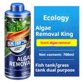 Bottle of concentrated liquid algaecide for fish tank and pond green algae control.