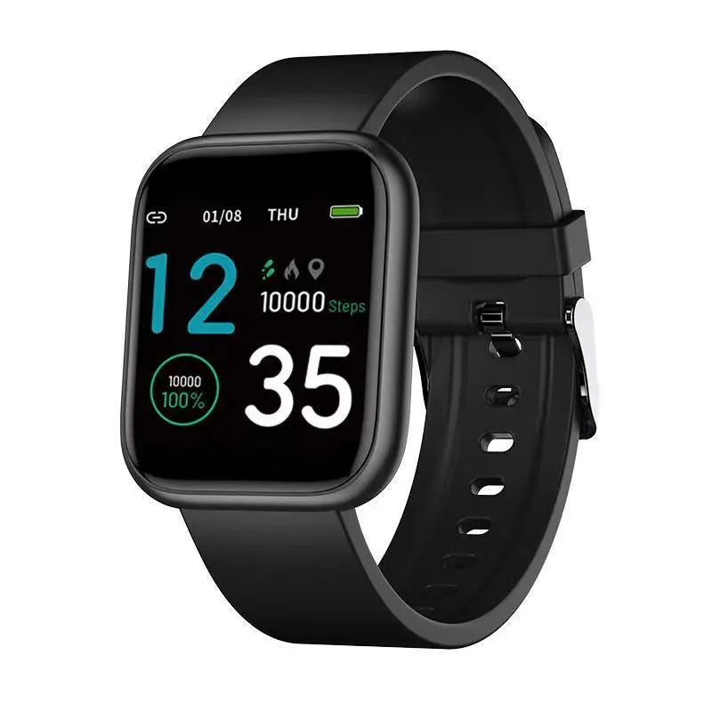 Smart watch with health monitoring features including heart rate, blood pressure and sleep tracking