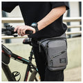 Men's outdoor cycling leg bag in nylon with waterproof anti-theft features