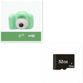 X2 HD mini cartoon kids digital camera in silicone case with coloured lanyard.