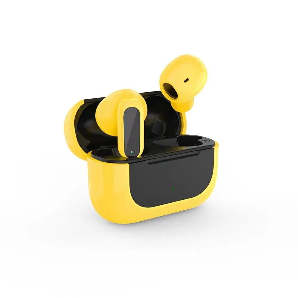 Jerry cartoon wireless stereo headphones in black, white, or yellow colours with foldable ear cups