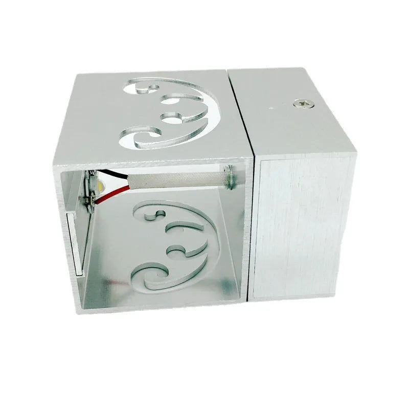 Modern aluminium butterfly wall lamp with remote control for eight colour options