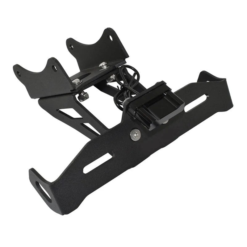 Black aluminium alloy Honda motorcycle short tail license plate bracket