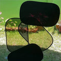 PVC glass full sunshade curtain for car window with 80gsm mesh and electrostatic film