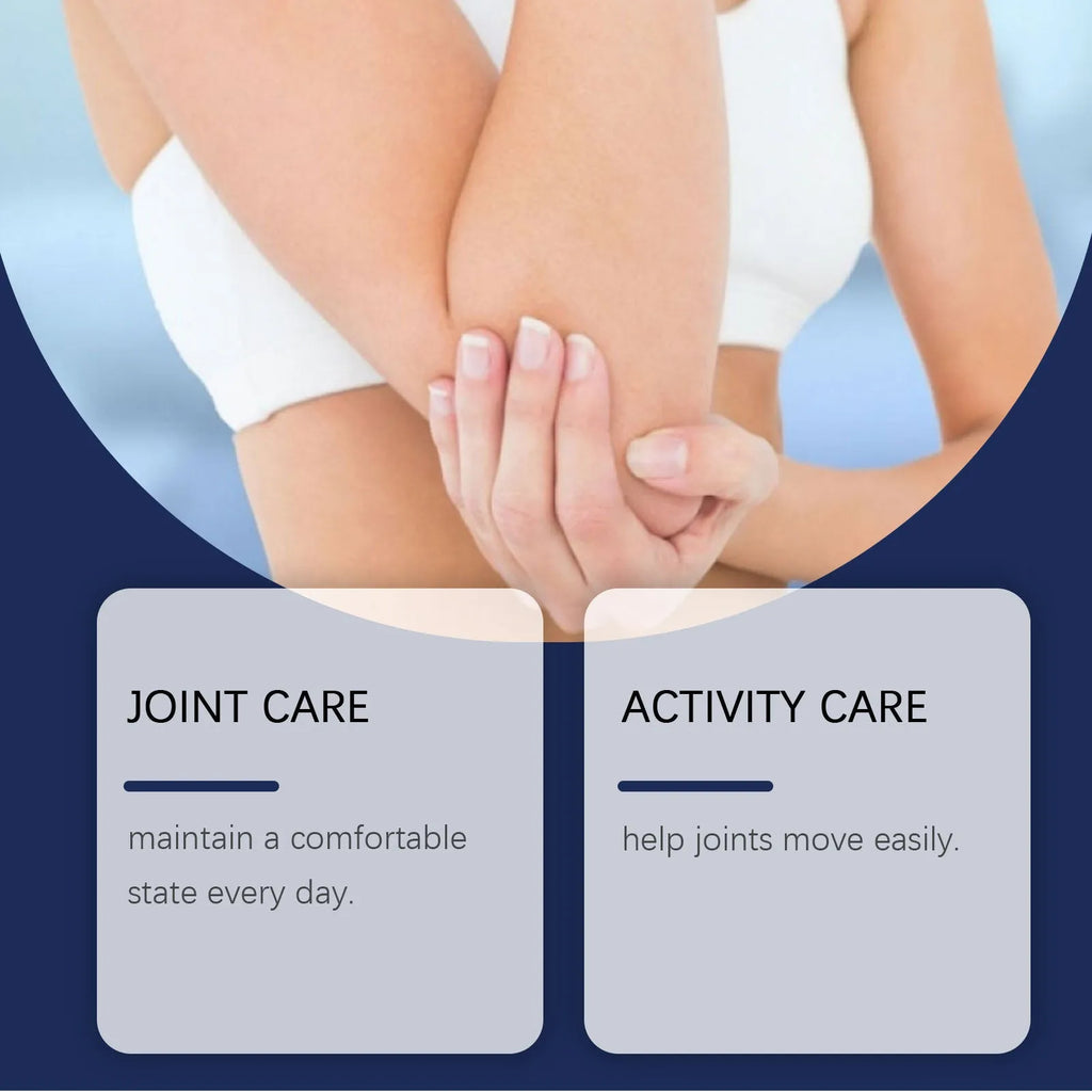 Box of four joint microneedle adhesive patches for nursing care with natural ingredients.