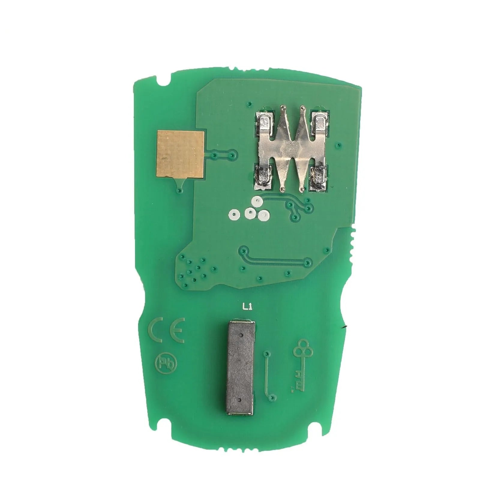 BMW HU92 model semi-intelligent three-button remote car key fob replacement blank.