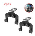 ABS plastic car multifunction hook showing phone bracket and two hanging hooks