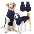 Polyester dog anti-anxiety jacket in Army Green colour for mood soothing