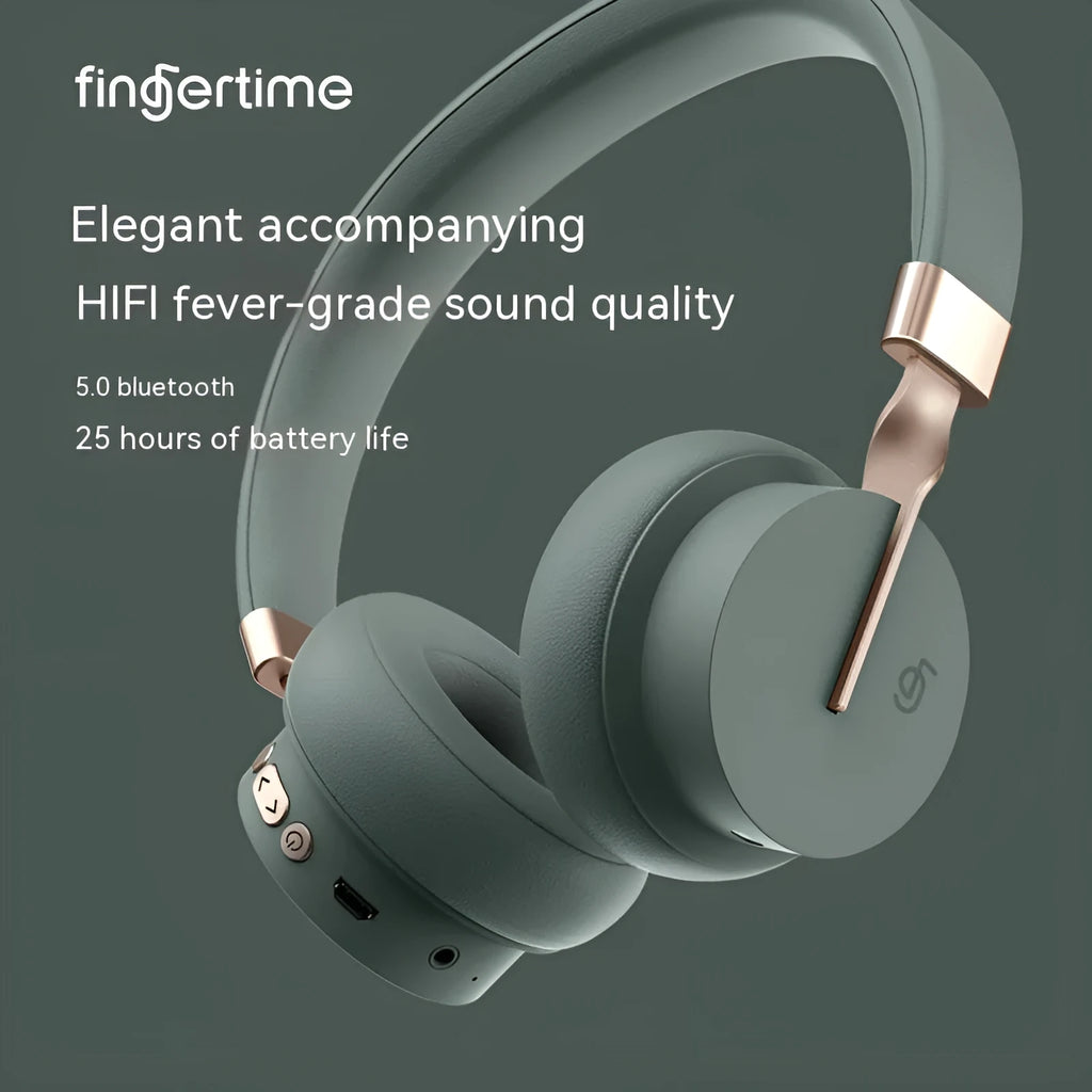 A solid colour Bluetooth headset shown in one of five colours: black, blue, green, red, or white.