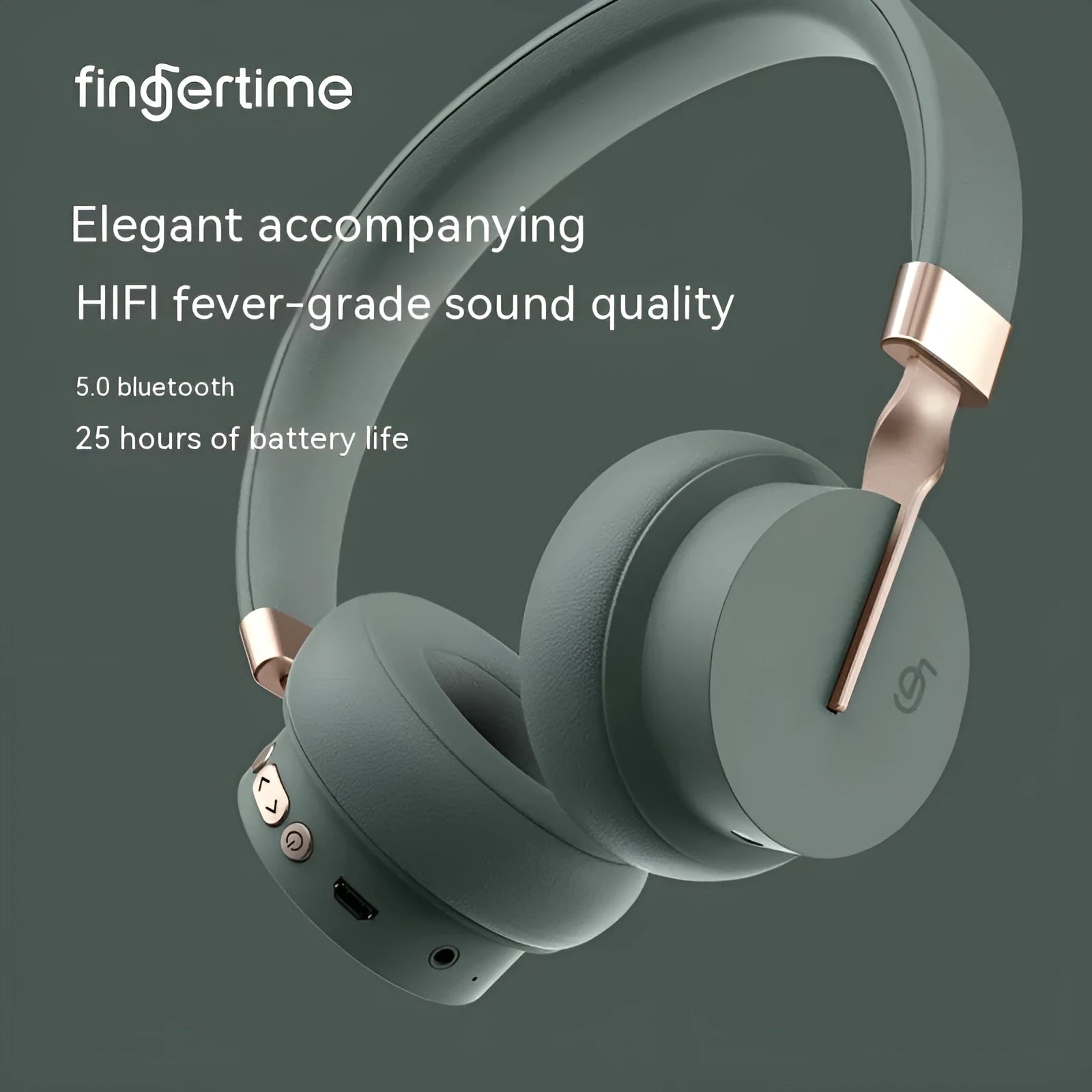 A solid colour Bluetooth headset shown in one of five colours: black, blue, green, red, or white.
