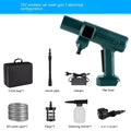 Brushless water gun with stainless steel head for car washing, 18V battery power, 25 metre spray distance