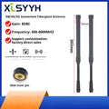 High gain gooseneck antenna 8DBI 600-6000MHz omnidirectional fibreglass epoxy SMA interface