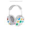 Wave point pattern silicone hard shell case protector for AirPods Max headphones