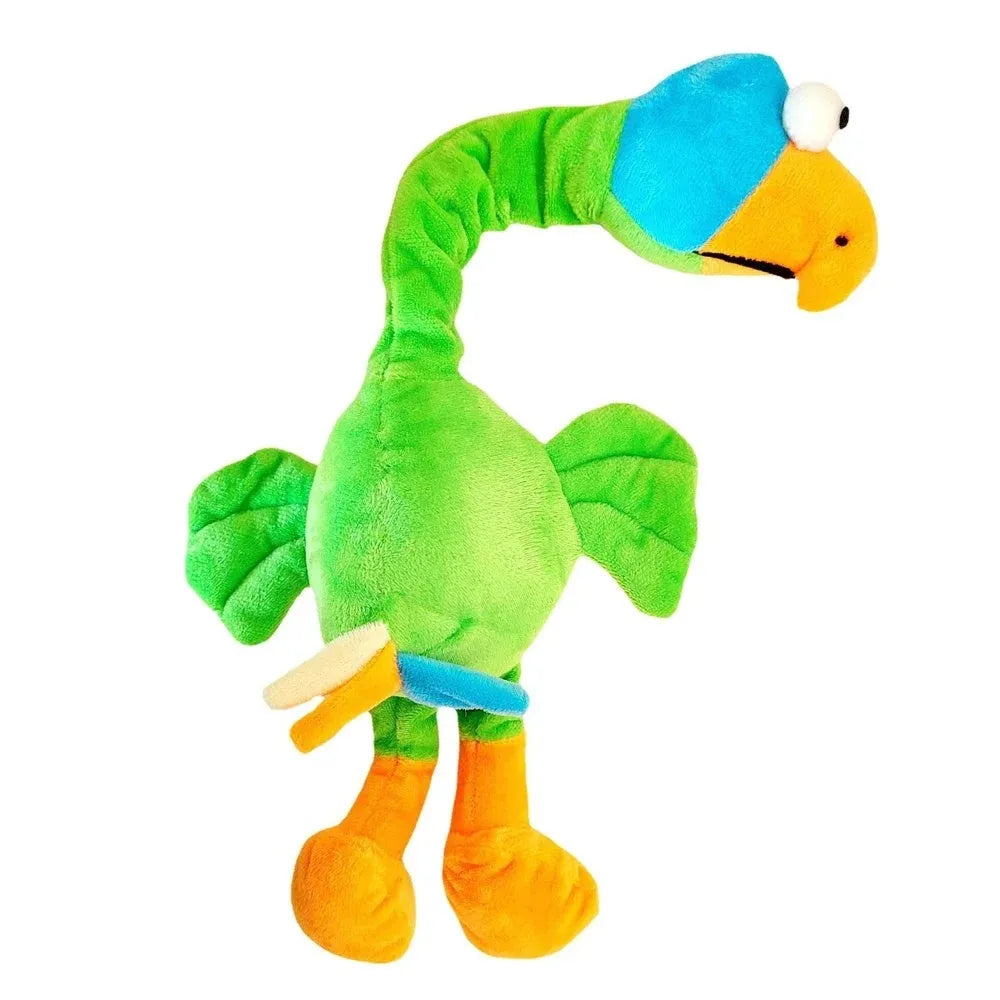 Screaming chicken squeaky dog toy in rubber with bite-resistant construction