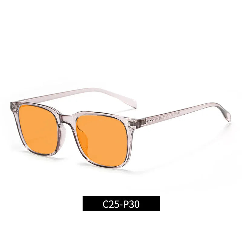 5025 orange lens blue light UV protection glasses with TR90 frame in multiple colour options