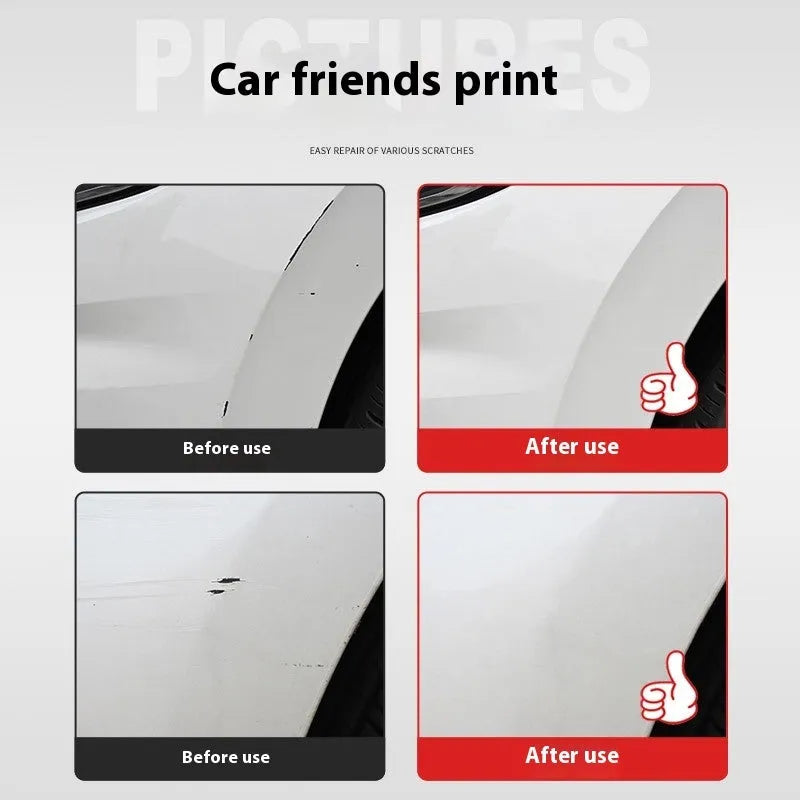 Car paint scratch healing pen 12 ml in black colour for automotive vehicle touch-up repairs
