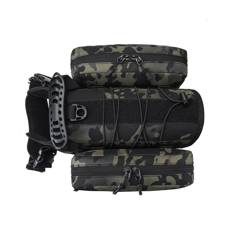 Oxford cloth pet bag dog walking snack pack in solid colour for small medium large dogs