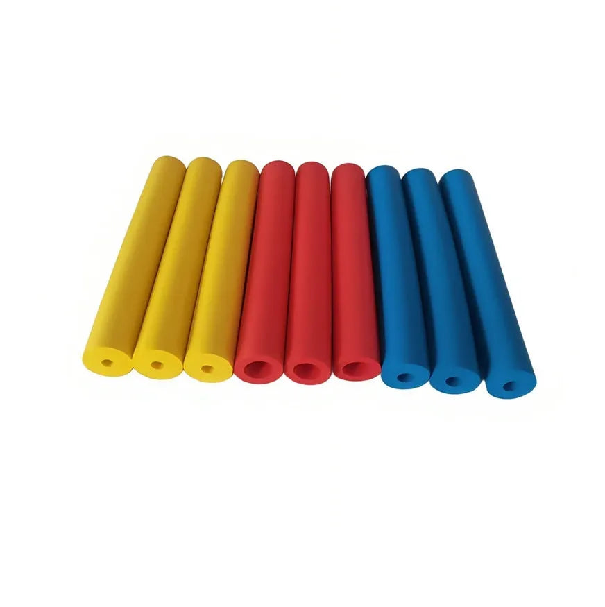 Rubber auxiliary grip hose for tool handles in 10mm and 18mm sizes.