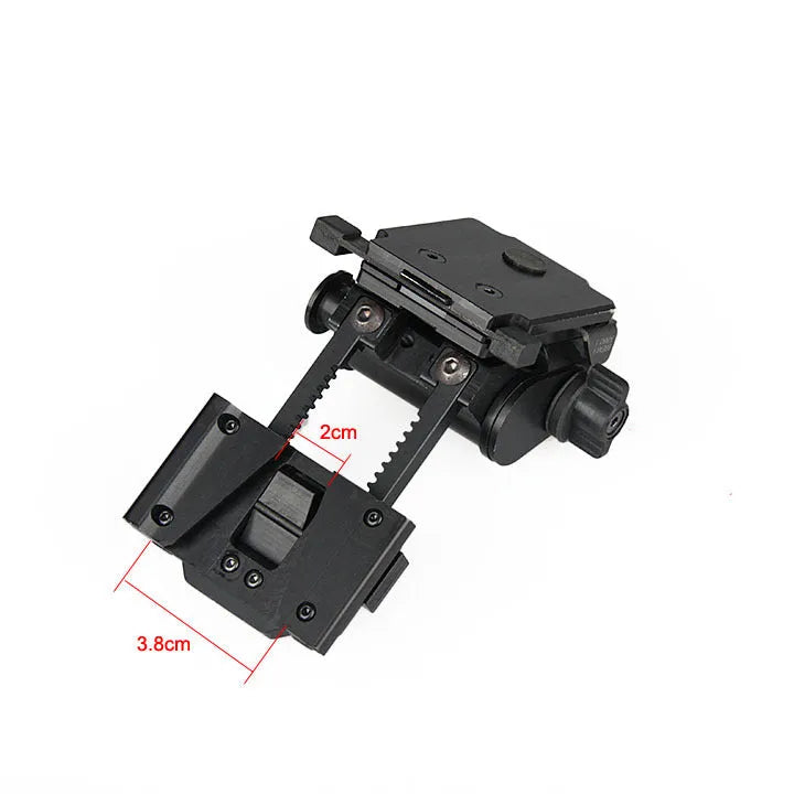 Strong dark earth metal alloy L4 G24 night vision helmet mount for OPS Core FAST
