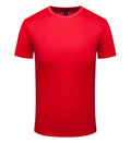 Men's quick-drying summer T-shirt in nylon polyester blend available in eight colours including fluorescent green
