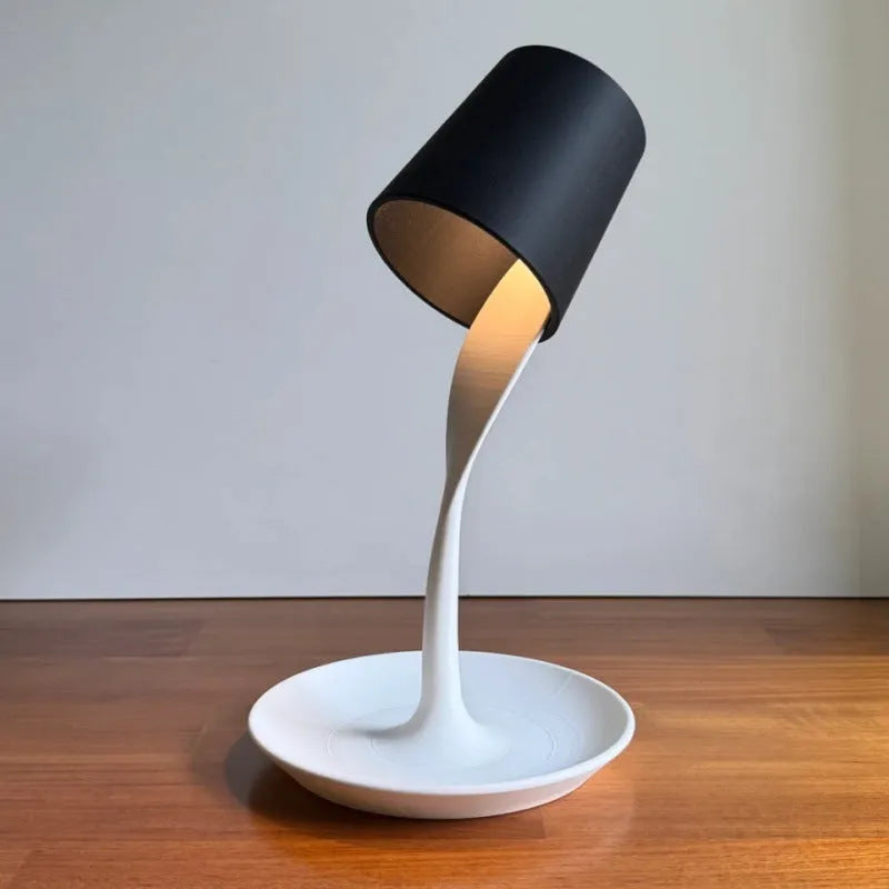 3D printed PLA table lamp with tray American style decorative ornament on desk