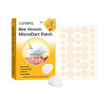 Wart removal patch package with microdart technology containing bee venom and calcium pantothenate active ingredients