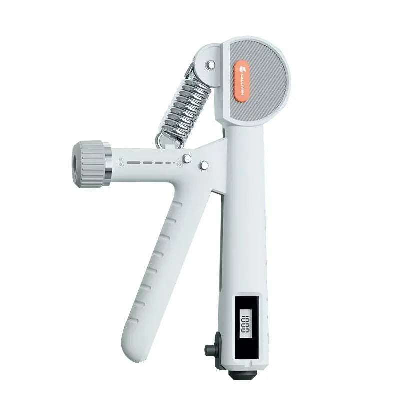 Adjustable count spring grip trainer in ABS plastic with multiple colour options
