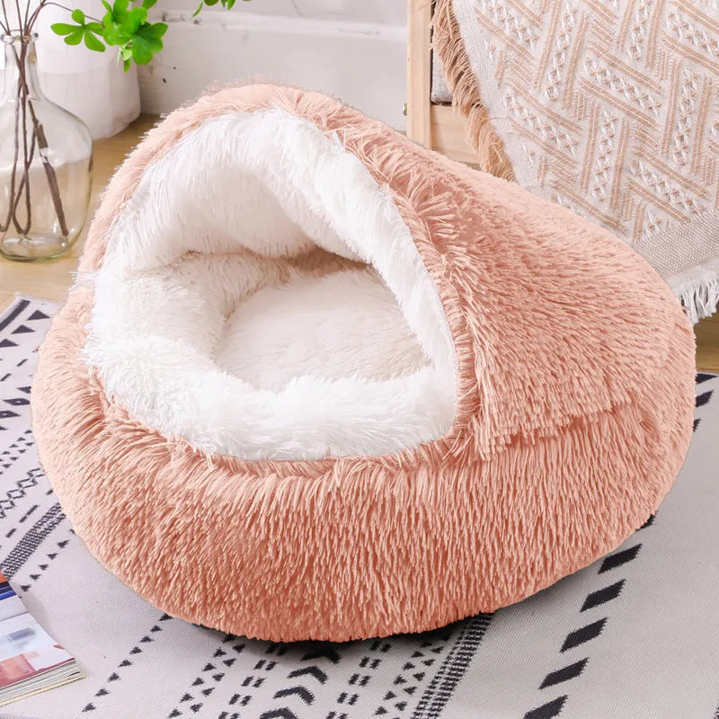 Waterproof cloth dog kennel in a semi-surrounded design showing a gradient colour option.