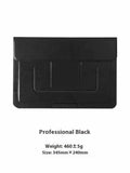 Brown and black 13.3-inch laptop bracket bag with integrated dual-angle stand function