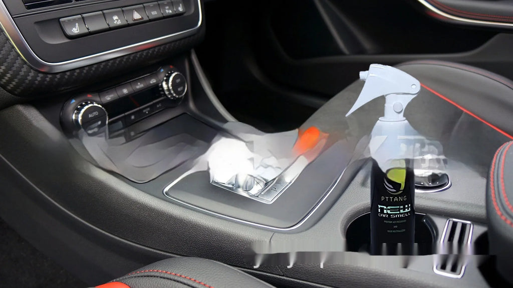 Car foam cleaning agent interior freshener in 50ml and 100ml spray bottles