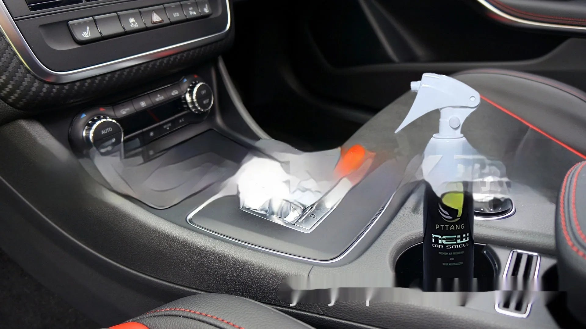 Car foam cleaning agent interior freshener in 50ml and 100ml spray bottles