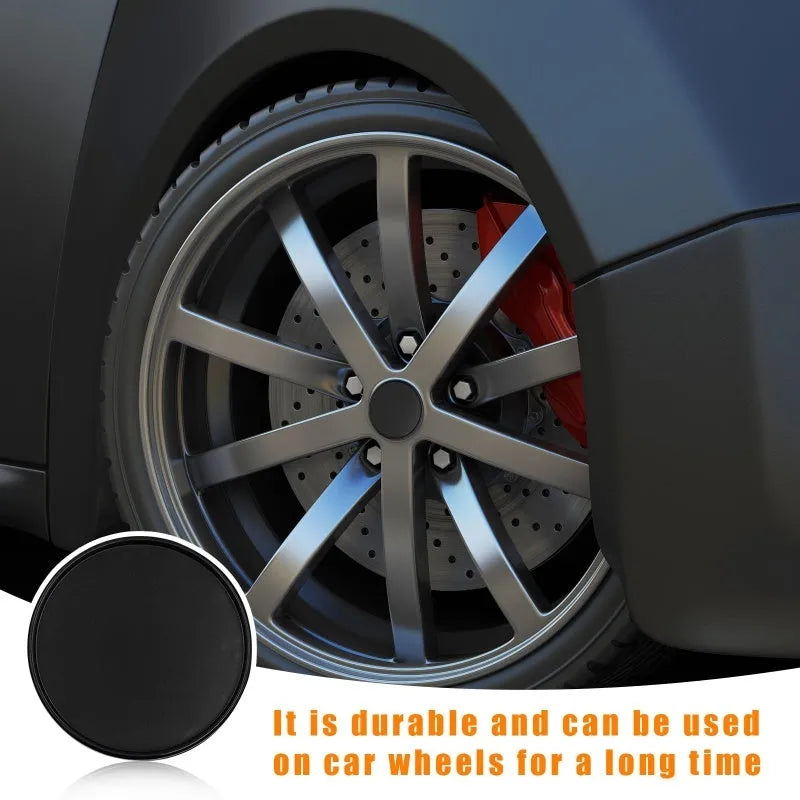 54mm plastic wheel centre cap for Japanese wheels in black and silver colours