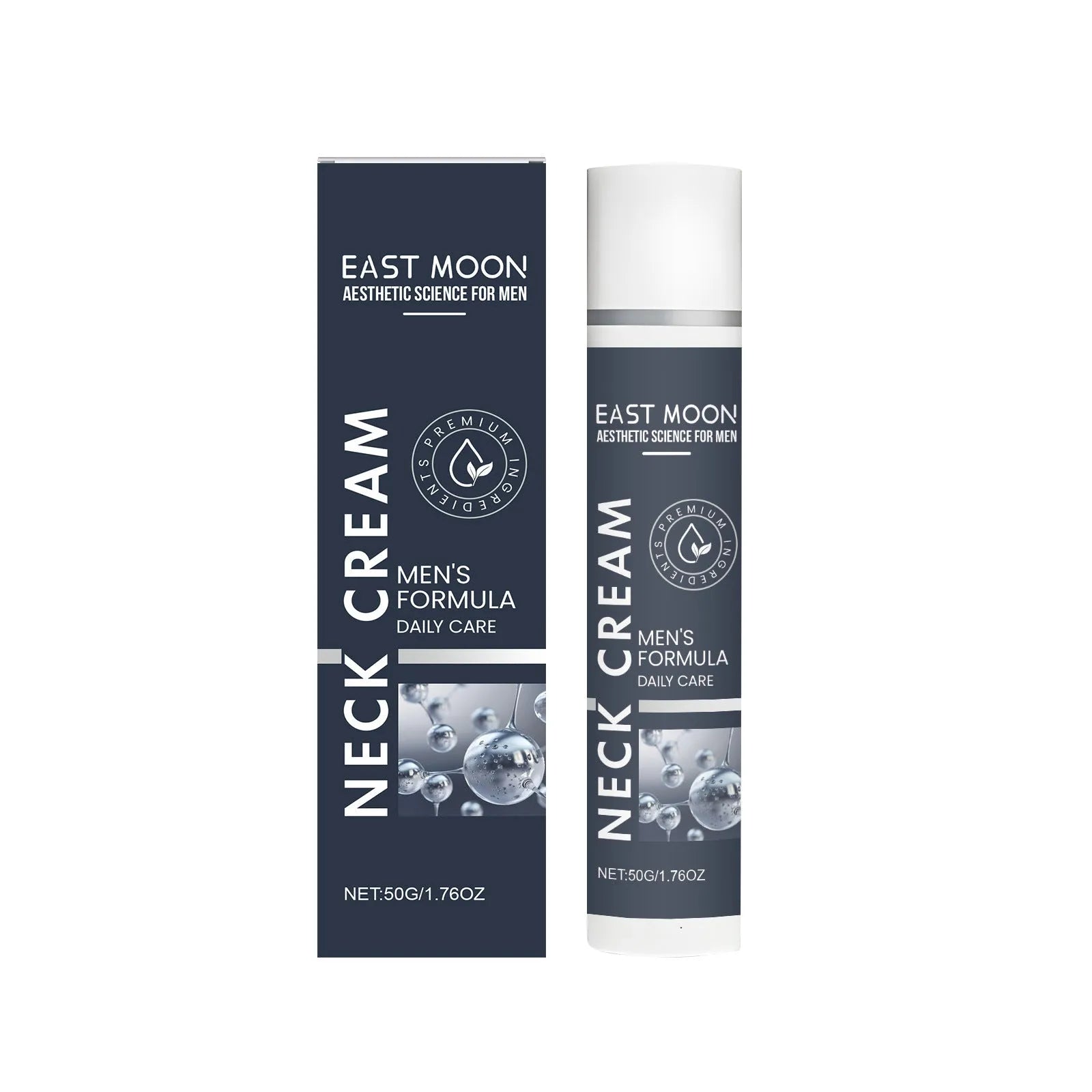 50g tube of men's anti-aging neck cream with collagen and retinol
