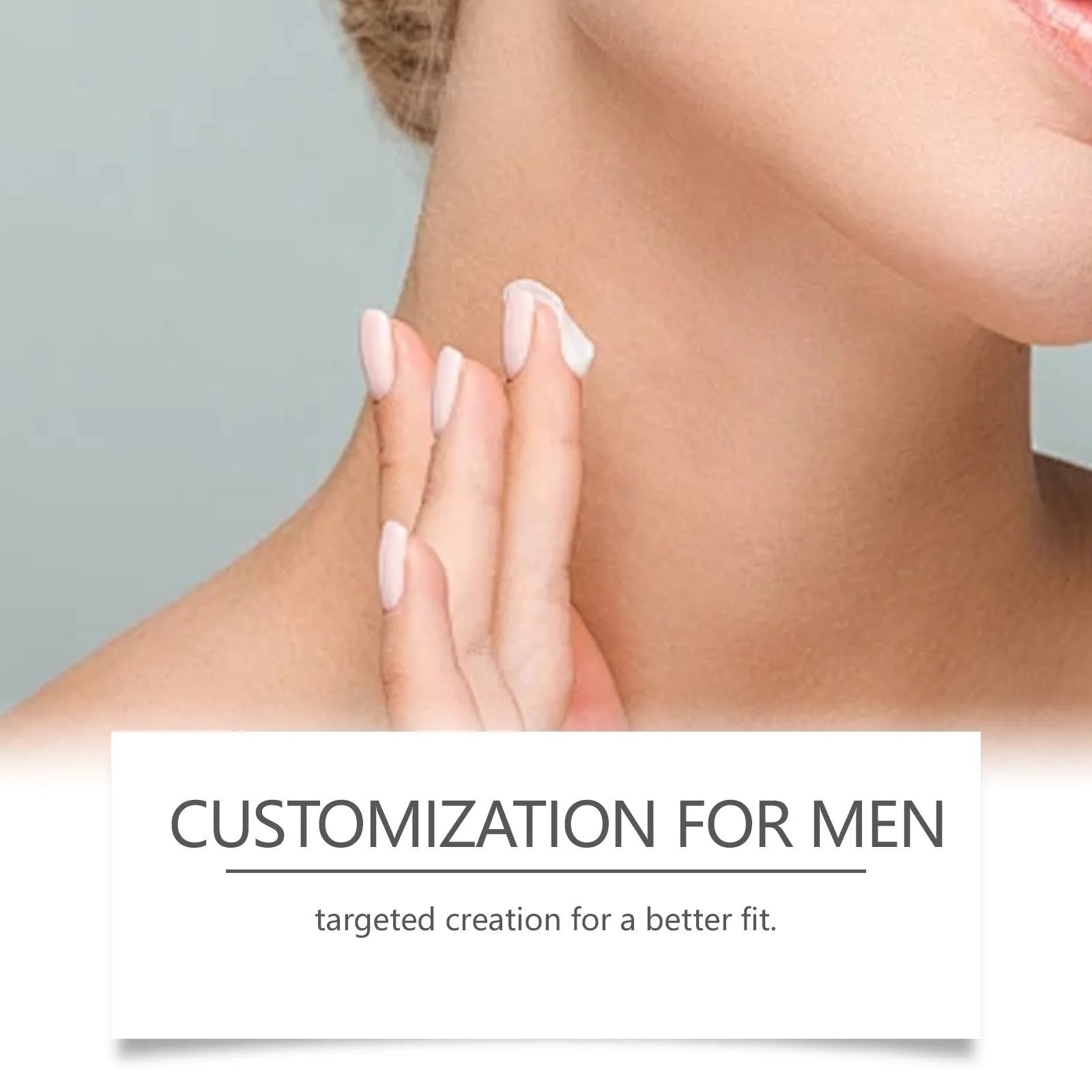50g tube of men's anti-aging neck cream with collagen and retinol