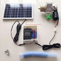 Automatic solar-powered chicken and duck feeding machine with timer display and watertight caisson.