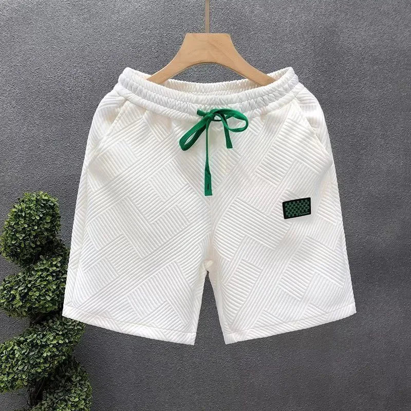 Casual sports shorts in polyester with micro elasticity fabric in solid colour options